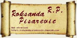 Roksanda Pisarević vizit kartica